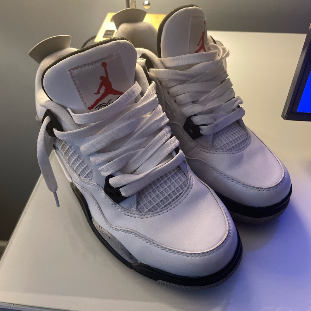 Jordan 4 White Cement